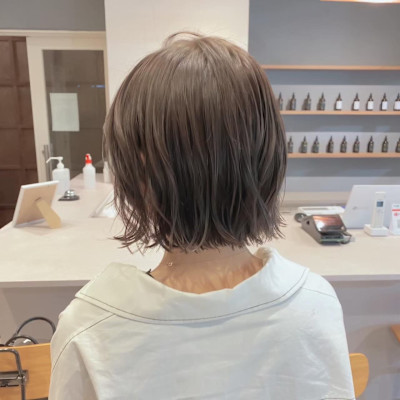 Francesca.bob×アッシュグレージュ