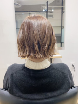 Francesca.bob×明るめグレージュ