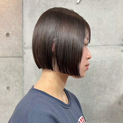切りっぱなしボブ