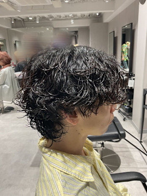 【シャドウパーマ】マッシュ/メンズパーマ/メンズカット/池袋