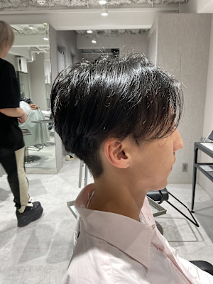 【カルマパーマ】メンズヘア/メンズパーマ/センターパート