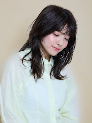  鎖骨ボブ×レイヤースタイル×enntaku新宿