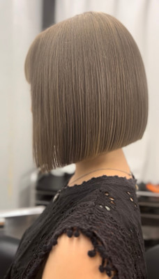きりっぱなしボブ×ミルクティーベージュ