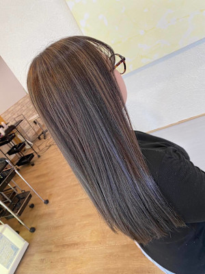 【hair salon Wish】グレージュグラデーション