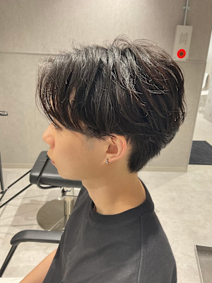 【カルマパーマ】メンズヘア/メンズパーマ/センターパート