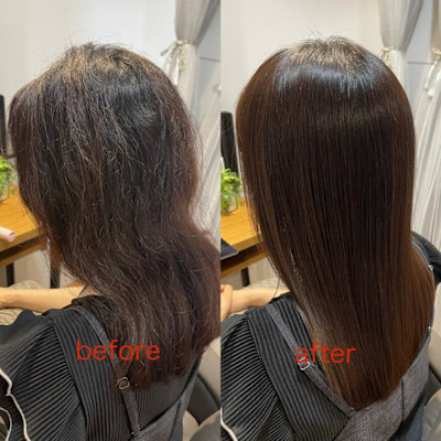 ビフォーアフター(大宮/大宮駅/髪質改善/ヘッドスパ)