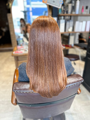 髪質改善TOKIO縮毛矯正ロング