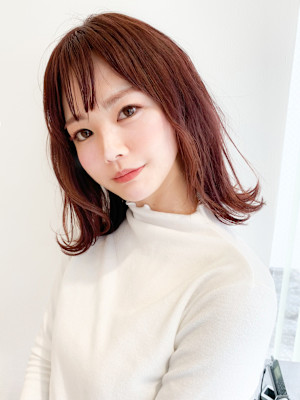 外ハネナチュラルオレンジ