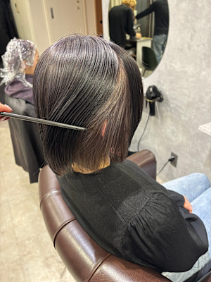 インナーカラー×シルバー