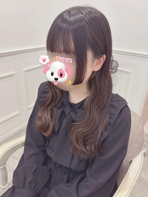シースルーぱっつん前髪×姫カット＊まゆ
