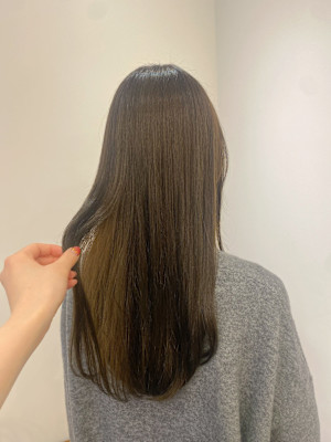 池袋/カラー/髪質改善/オリーブアッシュ/オリーブ/アッシュ