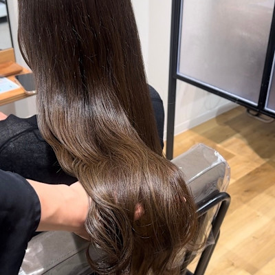 髪質改善/メテオカラー/ブラウンベージュ/艶カラー