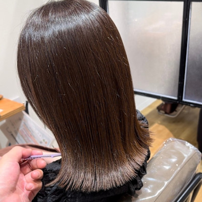 髪質改善/メテオカラー/艶ブラウン/艶カラー