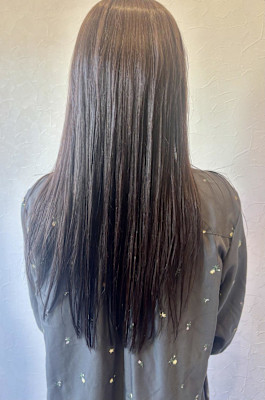 髪質改善/ストレート/ナチュラルブラウン