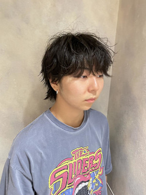 メンズカット/襟足カット/メンズマッシュ/メンズミディアム
