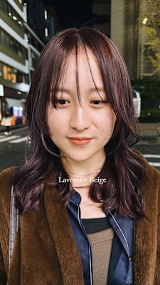 ラベンダーアッシュ/ワインレッド/チェリーレッド