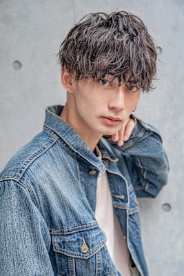 【小久保style】メンズカットツーブロックツイストウルフ