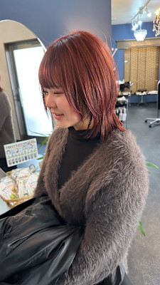 レイヤーボブウルフ