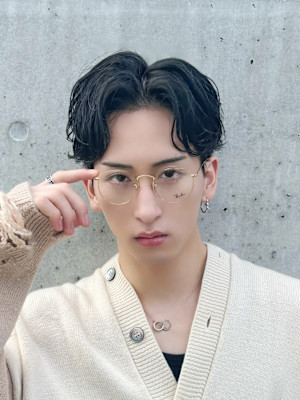 大人ニュアンスセンターパート