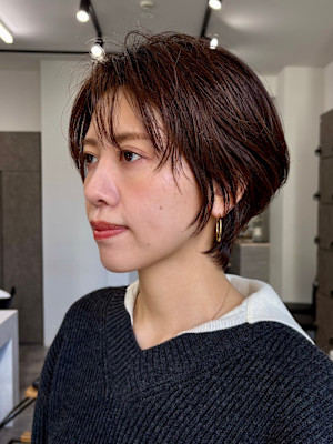 大人丸みショート