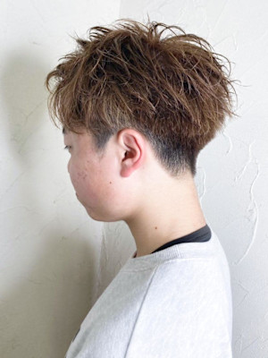 【Reir_下北沢】*メンズショート＋刈り上げ＋ベージュ*