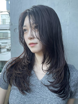 レイヤーカット/顔まわりレイヤー/レイヤー