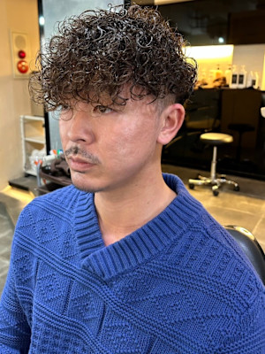 スペインカール　マッシュ　ハードパーマ【札幌】