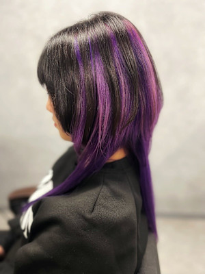 逆アンブレラカラー