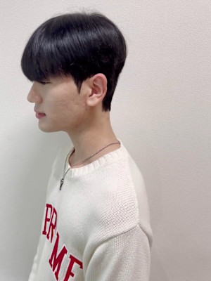 本格韓国メンズカット/韓国ダウンパーマ/シースルーマッシュ