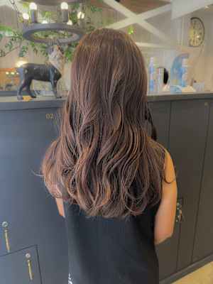 グレージュブラウン/透明感カラー/レイヤーカット/越谷　