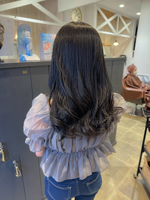 ブルージュ/透明感カラー/レイヤーカット/韓国/越谷