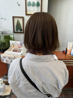 外ハネくびれレイヤーボブ/Ju