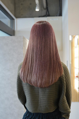 【daichi】#ピンクベージュ#ロングヘア