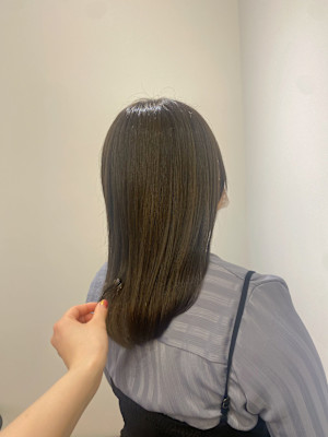 池袋/カラー/髪質改善/アッシュ/オリーブ/オリーブアッシュ
