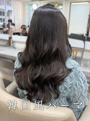 韓国風パーマ/コテ巻き風パーマ/デジタルパーマ
