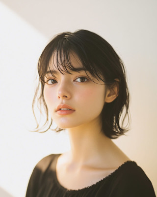 地毛を活かしたこなれ感たっぷり大人ボブ【髪質改善　梅田】