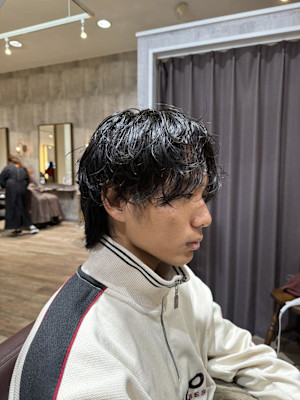 メンズ 緩めパーマ 『ニュアンスパーマ』