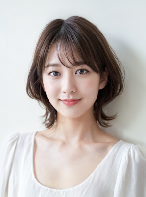 ツヤ髪グレージュ×王道くびれボブ【髪質改善　梅田　美容室】