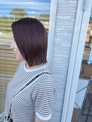 髪質改善/ぱつっとボブ/ボブストレート/似合わせボブ