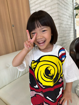 小さなお客様のカット