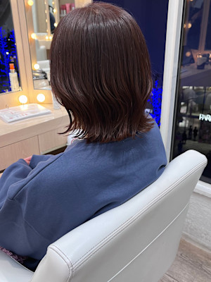 【中澤】レイヤーミディ×コーラルピンク