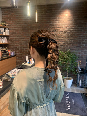 お呼ばれヘアアレンジ