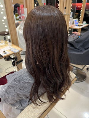 ［なつな］ココアブラウン/レイヤーカット