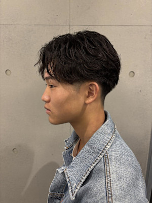 毛流れセンターパート