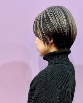 ミニショート×アンブレラカラー