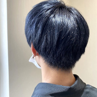 メンズ×ブルーブラック