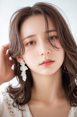 大人可愛い20代30代40代小顔レイヤーボブ／ShellBe