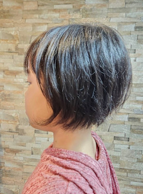小学生カット（ショートボブ）