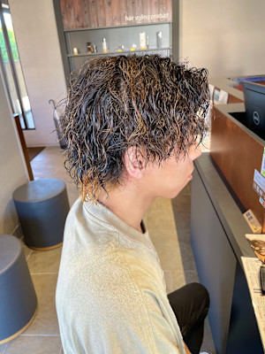 メンズパーマ/ツイストスパイラルパーマ/ツイストパーマ