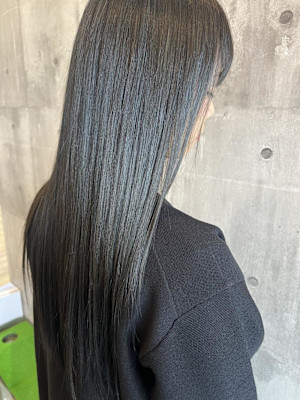 グレージュ／髪質改善